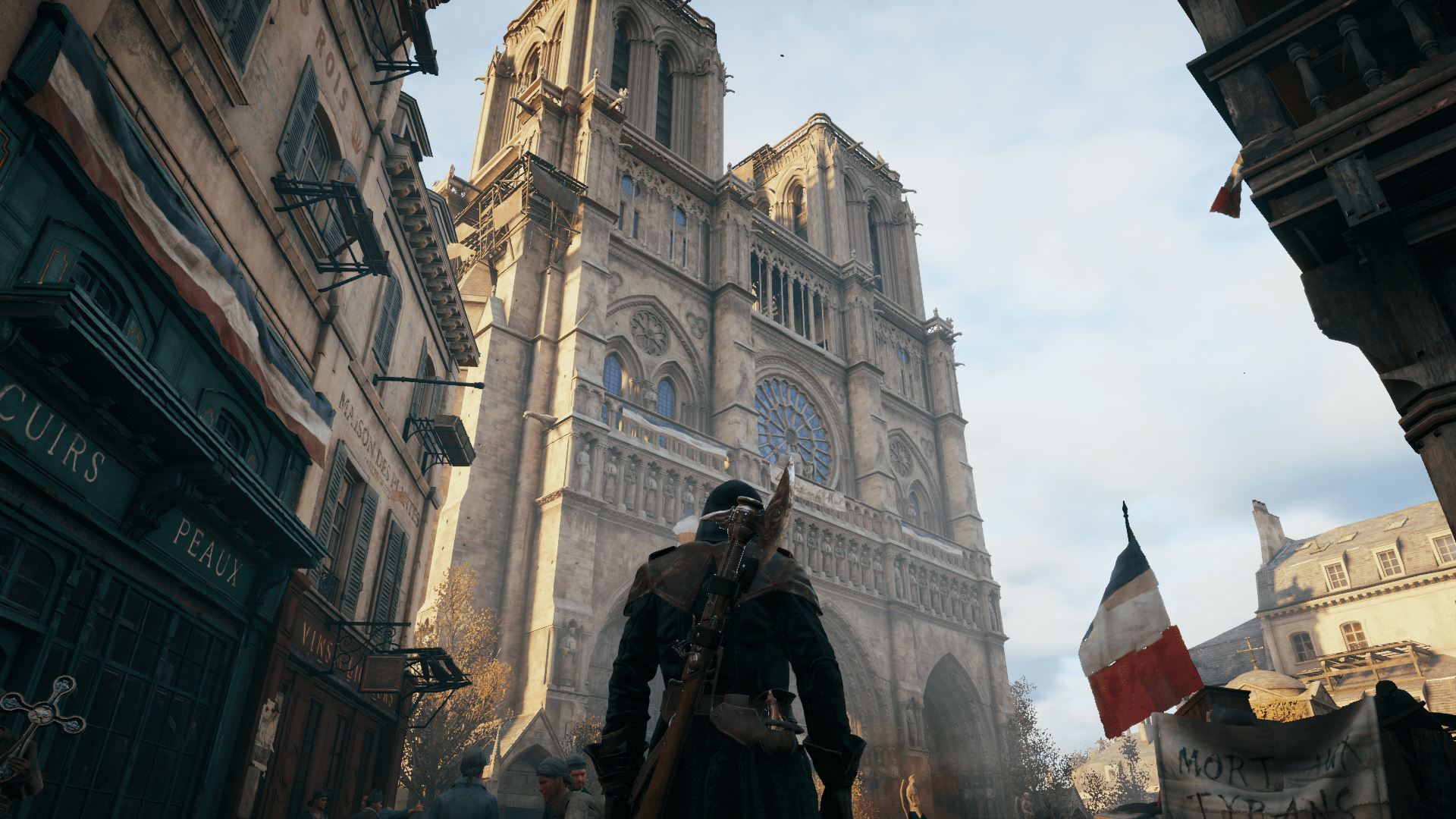 Ac unity. Assassins Creed Uniti собор Парижской Богоматери. Ассасин Крид Юнити собор Парижской Богоматери. Храм Парижской Богоматери ассасин Крид. Ассасин Крид Париж.