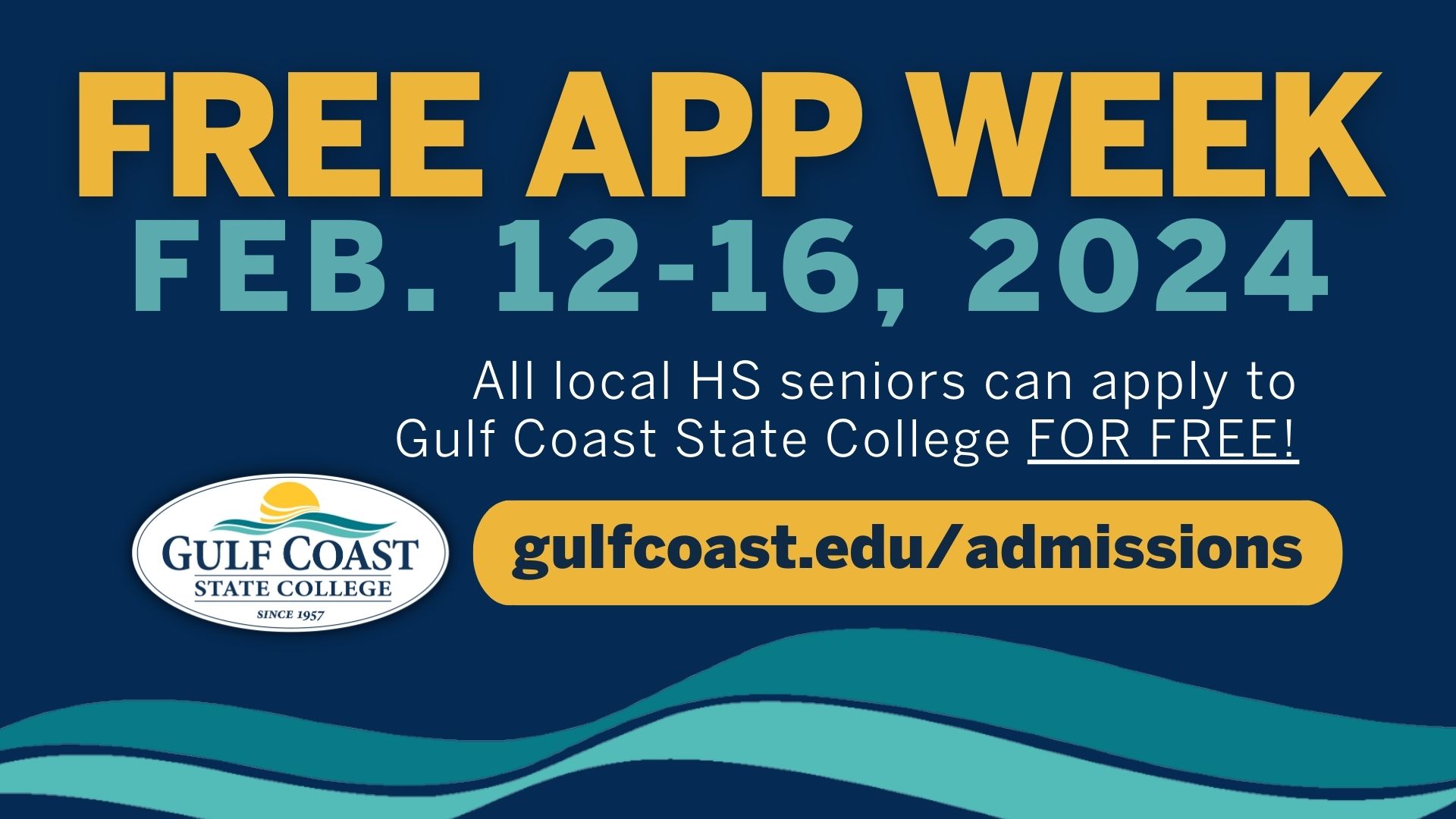 Local High School Students Can Apply to GCSC at No Cost During Free