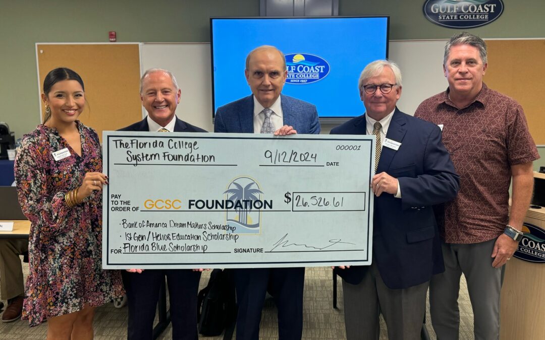 GCSC Foundation Receives Donation for Scholarship Programs