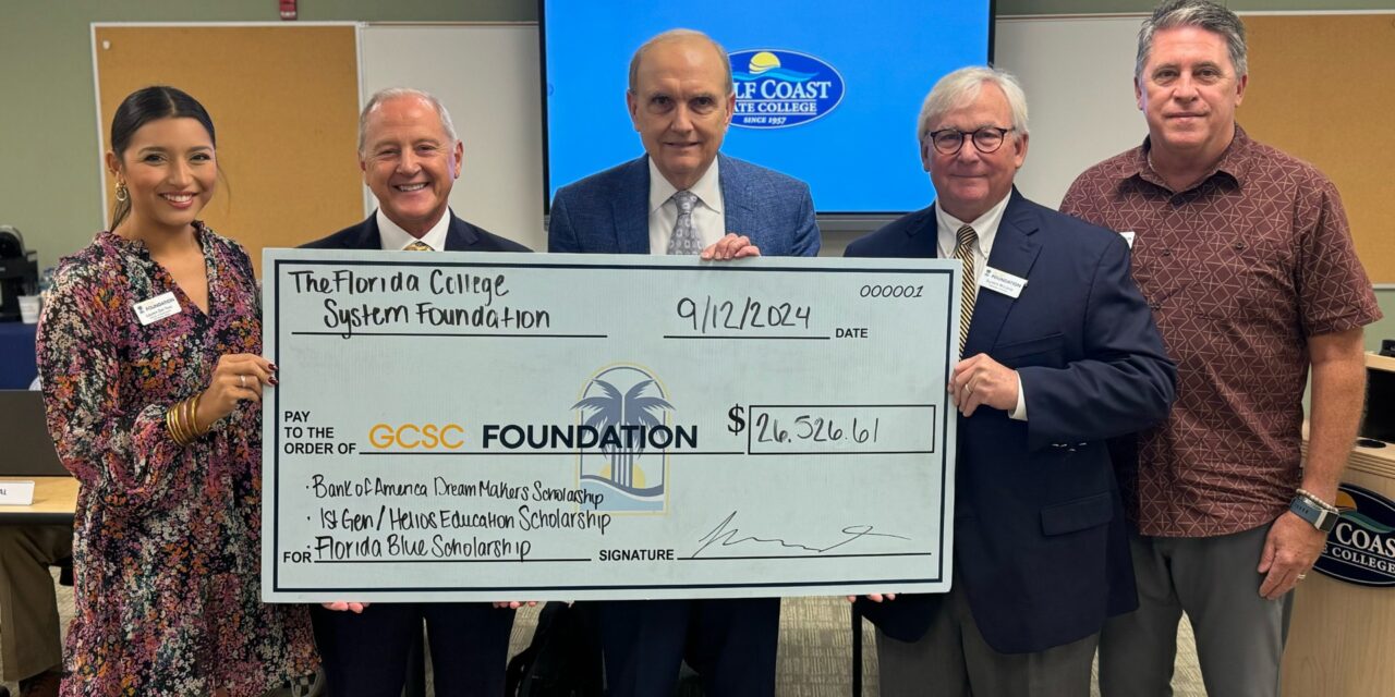 GCSC Foundation Receives Donation for Scholarship Programs