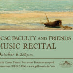 “GCSC Faculty and Friends” Music Recital Rescheduled for October 6