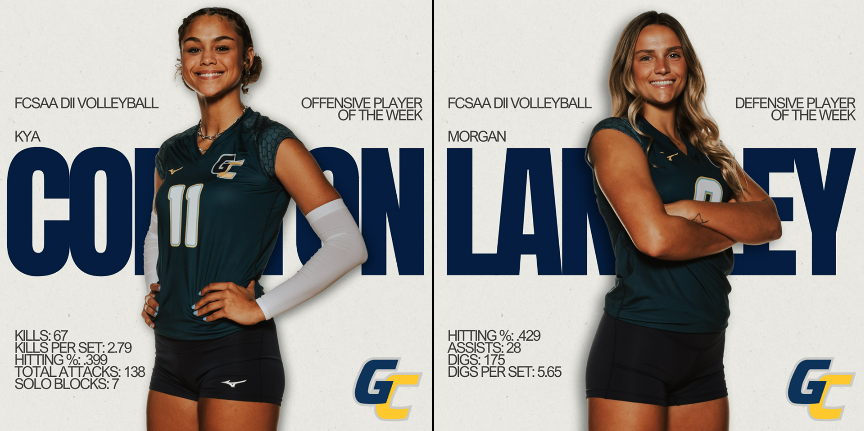 GC Athletics: Colston and Langley named FCSAA DII Volleyball Players of the Week