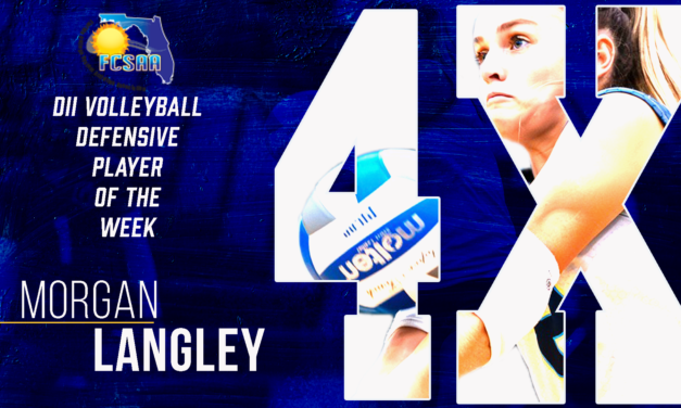 GC ATHLETICS: GC Volleyball’s Langley named FCSAA DII Volleyball Defensive player of the Week