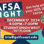 TRiO at GCSC Hosts FAFSA Night